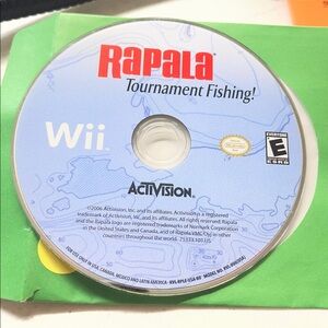 Nintendo Wii Rapala Tournament Fishing